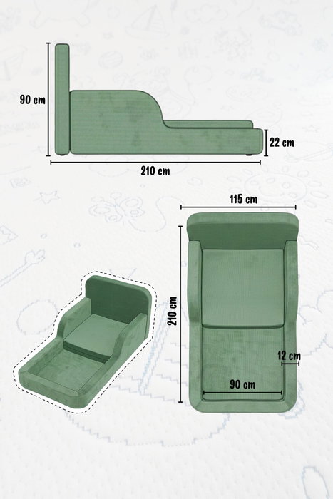 Atelier Del Sofa Funbed Single - Mostaza